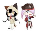 女の子、ミニキャラが得意です。全身立ち絵も出来ます 女の子、獣耳、ミニキャラお任せ下さい イメージ5