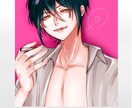 SNSのアイコンを描きます 厚塗り風で等身大の人物を描きます！ イメージ1