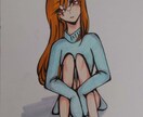 ポストカードにアナログイラストをお描きします ポストカードにシンプルなイラストをお描きします！ イメージ1