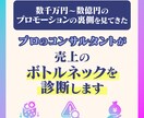 売上アップのボトルネックを診断します 売上が伸びない原因を30分で特定！売上アップボトルネック診断 イメージ1