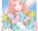 4月限定￥5,000✨　一枚絵イラスト承ります あなたらしさを大切に、やさしく魅力を引き出します。 イメージ4