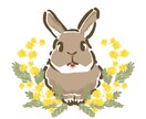 アイコン＋まわりのアイテムお描きします ＊アイテム例）お花、食べ物、お仕事、趣味関係などのアイテム イメージ1