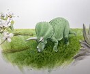あなたの”推し恐竜"をリアルに描きます 恐竜好きの方へのプレゼントやインテリアアートにも最適 イメージ5