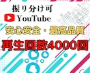 YouTubeの再生回数4000回増やします 動画がバズる！YouTubeで拡散効果を最大化！ イメージ1