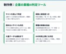 スプレッドシート×AIで面倒な作業を自動化します GAS＋生成AIで「分類・要約・転記」をボタン1つに。 イメージ3