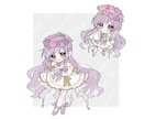 選べる等身！ゆるかわミニキャラを描きます アイコンや似顔絵、グッズ制作など用途に応じて等身を選べます！ イメージ5
