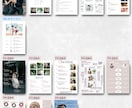 全12P選べる結婚式プロフィールブック作成できます CANVA操作&加工ガイド・入稿ガイド付き イメージ7