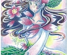 ちょっと個性派タッチのアイコン、ヘッダー等描きます 水彩と色鉛筆の質感が温かい、個性派キャラのアイコンをどうぞ! イメージ1