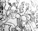 キャラクターのラフ+簡易着色描きます 細部までこだわる世界観重視のキャラをデザインします！ イメージ1