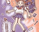 夢かわいい！ポップなイラストを描きます ★動画サムネイル★ジャケット★ポスター★広告…何にでも！ イメージ1
