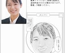 マンガ風似顔絵。背景、文字、セリフ入力できます アイコン、プレゼント、グッズ製作、販促、記念日などに イメージ10