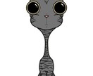 目を奪われる個性的なキャラクター描きます ひと目で記憶に残る！クセになるキャラクター！ イメージ6