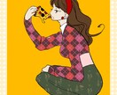 ミニ、似顔絵、ペット、擬人化、描きます ミニキャラ、等身大半身、似顔絵、ペット、擬人化、描きます！ イメージ8