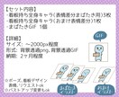 2/28まで！カワイイ看板まばたきGIF描きます 文字入れは自分でできちゃうので配信者さんにオススメ イメージ2