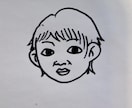 ゆるい手書きイラスト描きます 手書きでアイコン似顔絵、メニュー表などの挿絵等描きます。 イメージ4