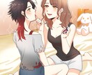 キャラクターのイラスト描きます 一人からカップル、団体までキャラと世界観を表現します！ イメージ8