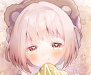 可愛いアイコンお届けします 癒される優しい色合いの女の子のアイコン描きます♡ イメージ2