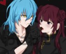 ゆる可愛い夢絵・SNSアイコン描きます やわらかい雰囲気の甘め夢絵が得意です♡ イメージ2