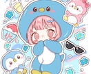 優しい雰囲気のかわいいイラストお描きします ほわっとかわいい!何度でも修正OKです✧︎*。 イメージ1