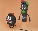 オリジナルキャラクターのアバターを制作します ふんわり丸みのある、かわいいモデリングが得意です！ イメージ7