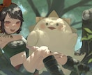 柔らかい雰囲気の一枚絵を制作します MVや配信用サムネ・周年記念やグッズ用などのイラスト制作 イメージ3