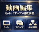 動画編集｜カット・テロップ・構成調整します 視聴者目線で話の流れを整理し、見やすく楽しい動画に イメージ1