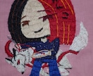 刺繍します オリジナルのイラスト等を手刺繍で彩りを イメージ3