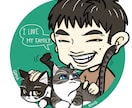 親しみやすいデフォルメアイコンを描きます ペット・小物追加OK！あなたらしさを描きます！ イメージ1