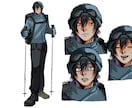 TRPG、ゲームの立ち絵描きます 表情差分ディスプレイまで!楽しいゲームライフを送りたい方へ イメージ3