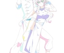 アニメ原画風イラスト制作いたします アニメーター歴あり！綺麗な線画を提供します イメージ2