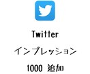 Twitterインプレッション増えるよう宣伝します ツイッターのインプレッションを増やしたい方にオススメ！ イメージ1