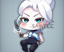 商用利用OK！かわいいミニキャラ描きます 表情差分付きなのでブログや立ち絵にオススメです！ イメージ2
