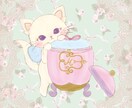 「かわいい」世界観構築♡待ち受け画像イラスト イメージ1