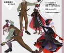 TRPG・ゲーム配信等で使える立ち絵ます NPCの立ち絵制作などもご相談ください イメージ6