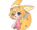もちっと可愛い！デフォルメキャラアイコン作成します 似顔絵っぽくや可愛くなどあなたの理想を形にします！ イメージ6
