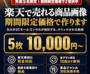 楽天で本当に売れる画像をお試し価格で制作します 元ECコンサル｜売上大幅UP実績｜10回まで無料修正可 イメージ1