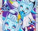 SNS映え◎毒かわいい海外風アイコン描きます 闇かわ×海外風で中毒性あるビジュで目を惹くイラスト◎ イメージ7