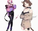 商用込▶選べるコース  立ち絵や一枚絵等制作します 柔らかい雰囲気が得意です*初めての方でもお気軽にご相談下さい イメージ3