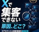 Xで集客できない原因を診断して改善点をご提案します 投稿を増やす前に、集客できない原因をハッキリさせませんか？ イメージ1