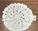 手編みのコースター3枚セットをお作りします ナチュラル可愛い暮らしのアクセントに イメージ1