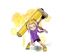 カッコ可愛い最高のミニキャラ描きます 個人様・企業様 大歓迎✨️相談だけでも大歓迎✨️ イメージ9