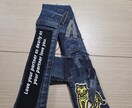 数字•英語プレート作成します デニム生地の一点ものプレート！お祝い事などに！ イメージ3
