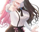 可愛いイラストを制作します アイコン、配信用、歌ってみた動画、グッズなどに！ イメージ3