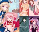 オリジナルイラスト/アイコン/動画のサムネ描きます ご要望通りのイラスト可愛く描きます！ イメージ7