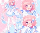 ポップなイラスト3点セット描きます セット価格がお得！アイコン単品は3500円〜 イメージ8