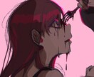 ダーク・不穏な雰囲気のイラストを制作します 歌ってみた/MV用サムネ対応。 イメージ3
