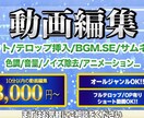 YouTube/SNS等動画編集承ります 幅広く対応させていただきます！！ イメージ1
