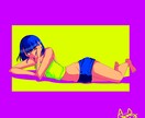 キラキラ&彩度高め☆アイコン用イラスト制作します 絶対目を引く!彩度高めでポップかわいい作品が得意です♡ イメージ2
