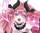 キラキラ可愛いオリジナルアイコン制作します おめめきゅるきゅるの可愛いキャラクターはいかがですか？ イメージ5