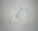 単品部品限定｜ラフ図から3Dモデル作成します 現役機械設計者が単品部品を丁寧にモデリングします イメージ4
